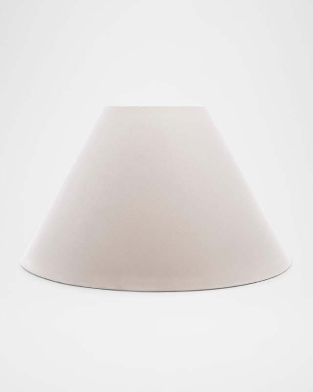 Barrel Linen Lampshade, Natural